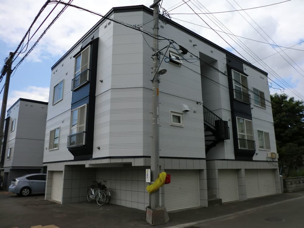 札幌市東区の２階建てアパート